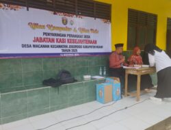 Penyaringan Perades Macanan Berlangsung Tanpa Kendala